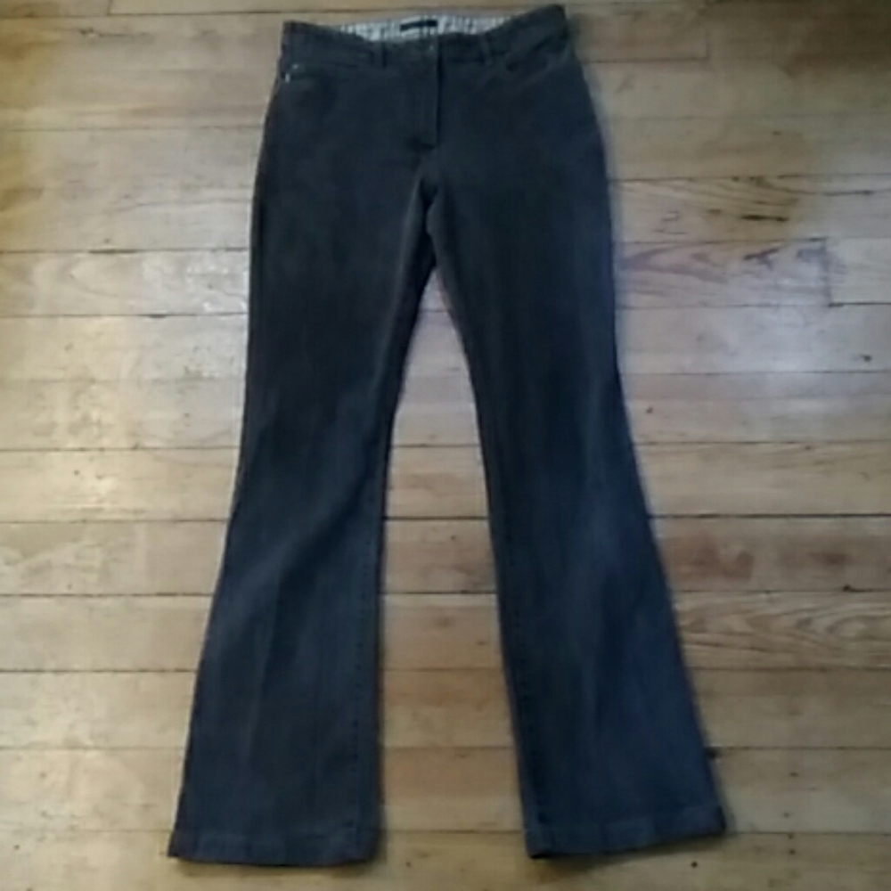 Pre-owned Burberrys Grey Flare Leg Jeans